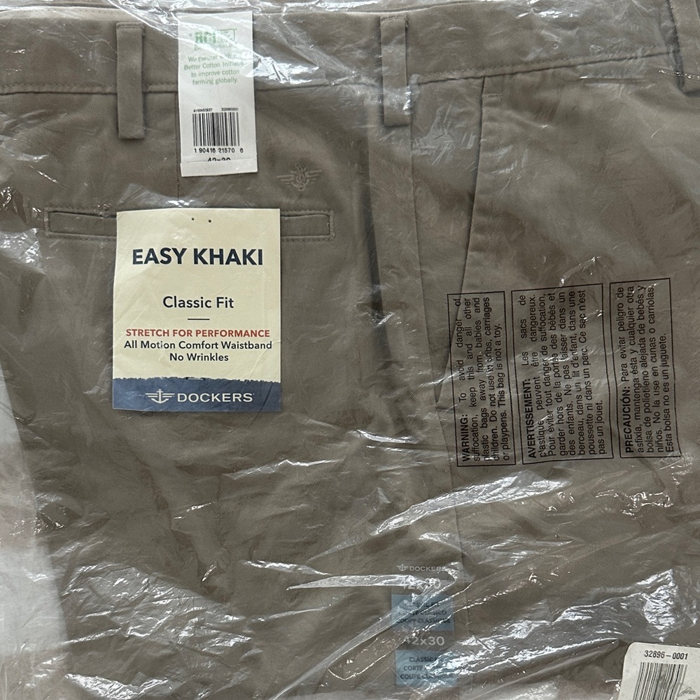 Dockers Men's Easy Khaki Classic Fit Pants - Tan
